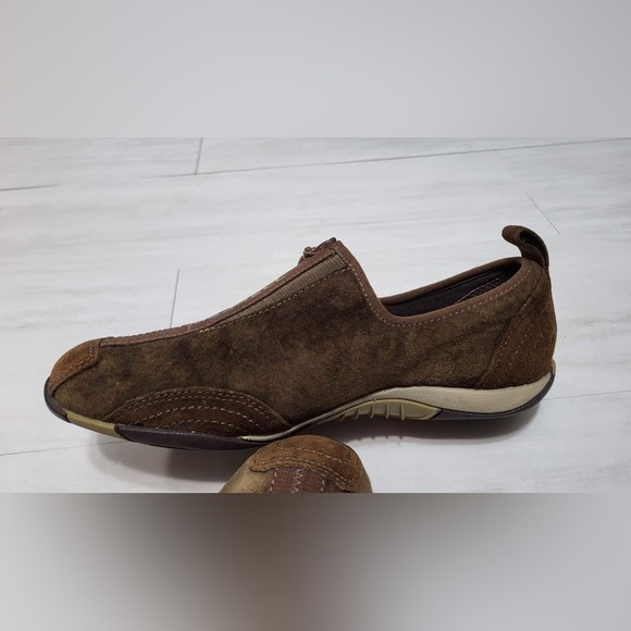 MERRELL Barrado Leather Chestnut Perf. Sneakers - Picture 10 of 14